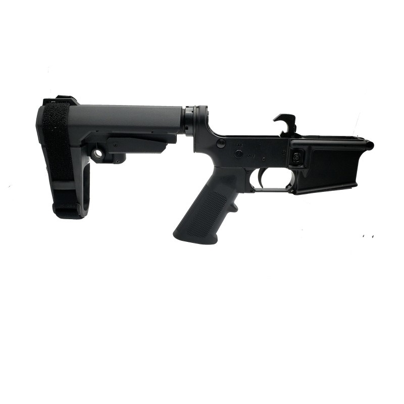 KG AR15 Pistol Complete Lower With SB Tactical SB3 Brace