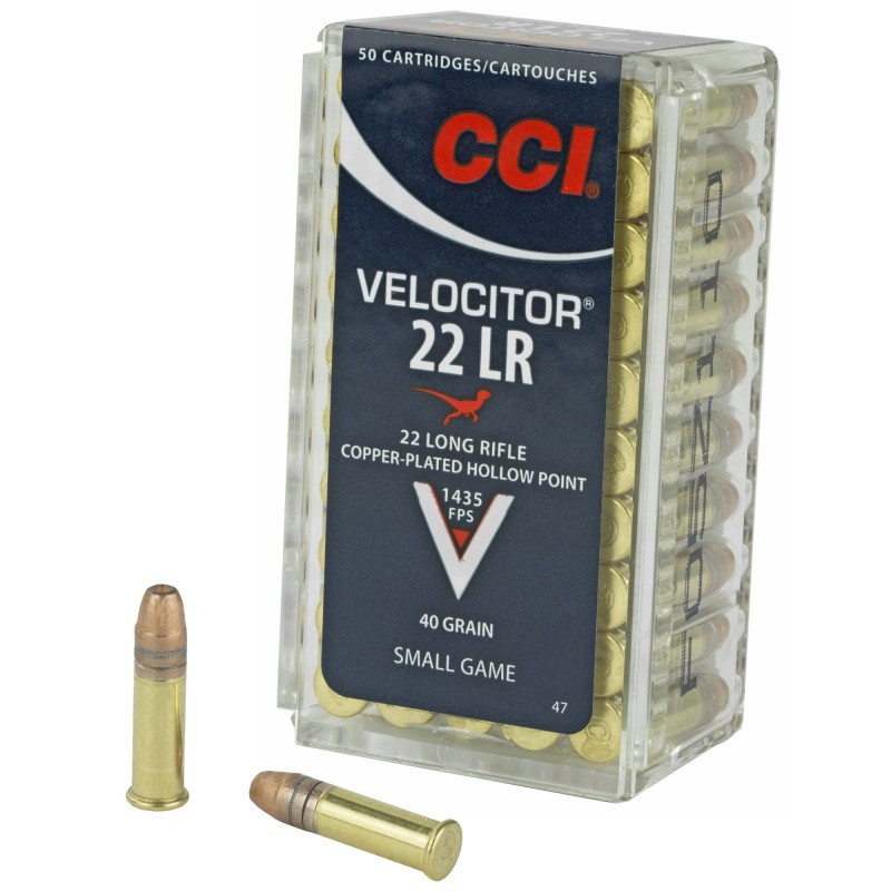 CCI 22LR VELOCITOR 40GR HP 50/5000