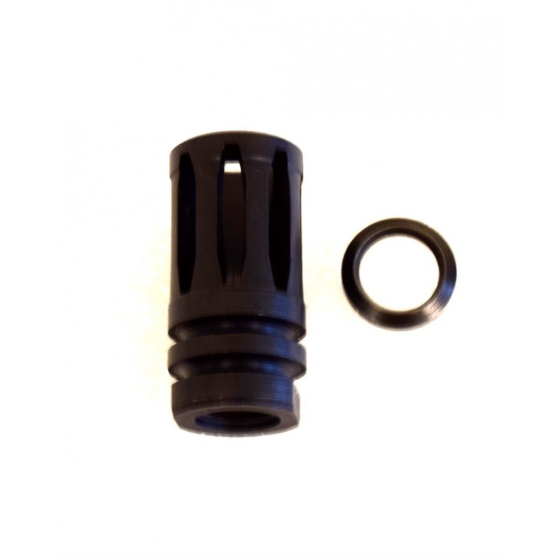 9mm Flash A2 Hider For AR 9mm Rifles 1/2x36 Thread with Crush Washer