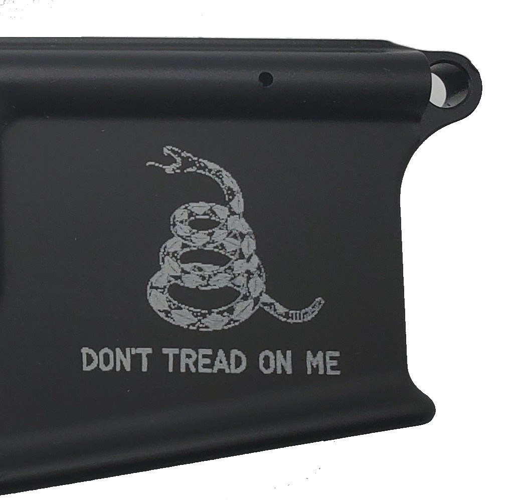 Add Don't Tread On Me Laser Etch