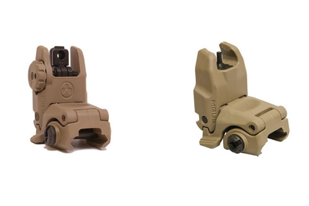 Add a Set of Magpul Gen2 MBUS Front and Rear FDE