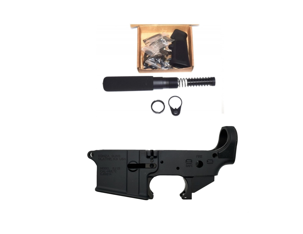 Konza Guns AR15 Pistol Unassembled Lower