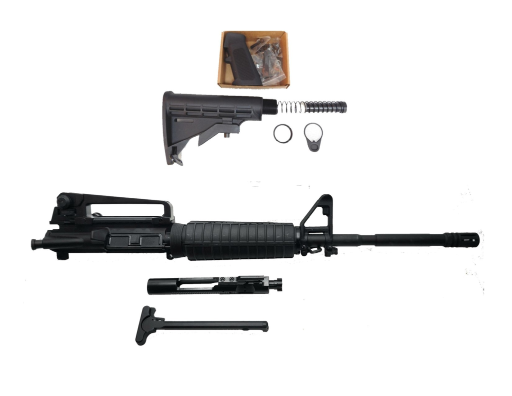 Sentinel 5.56 16 inch 1 by 7 Upper With Carry Handle Rear Sight Bundle