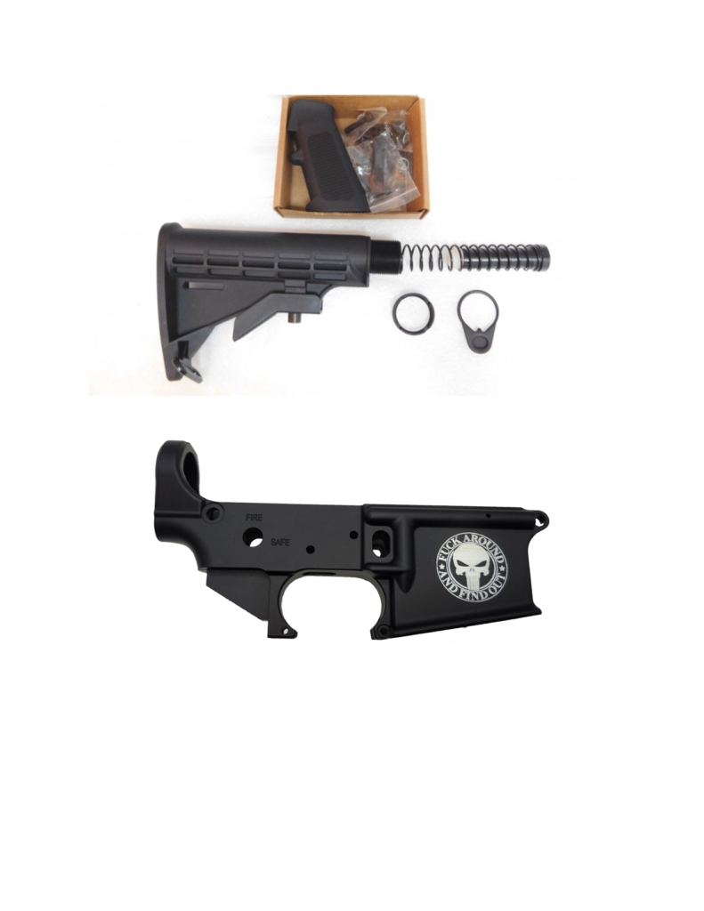 Konza Guns AR15 Carbine Unassembled Lower FAFO