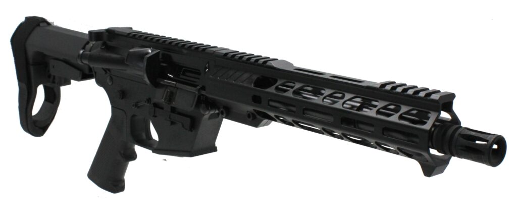 Konza Guns Raider 10.5 inch Glock Mag 9MM Brace Pistol with FRT