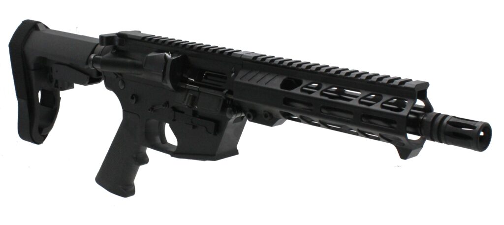 Konza Guns Stinger 8.3 inch Glock Mag 9MM Brace Pistol w FRT